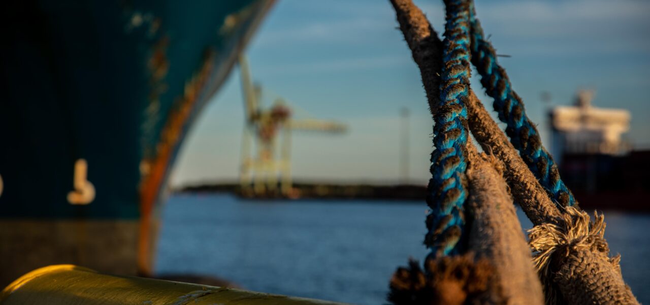 Vessel berth at the port of HaminaKotka