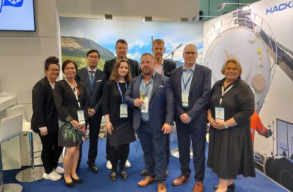 2024 – Hacklin group photo at BreakBulk Europe 2024 exhibition in Rotterdam