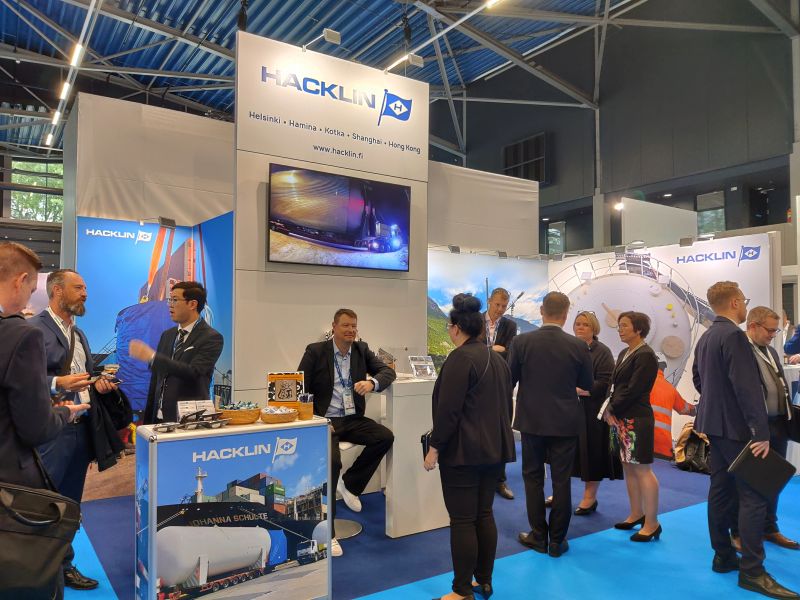 Hacklin Hamiko at BreakBulk Europe 2024 exhibition in Rotterdam Ahoy, the Netherlands