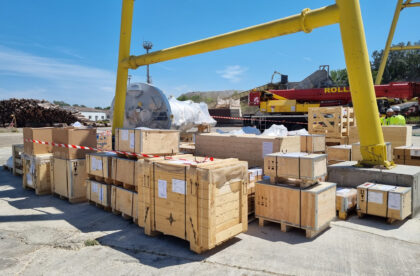 Project cargo warehouse Finland - inspection and re-packing of project cargo - projektitavaroiden uudelleenpakkaaminen, tarkastus ja toimitus