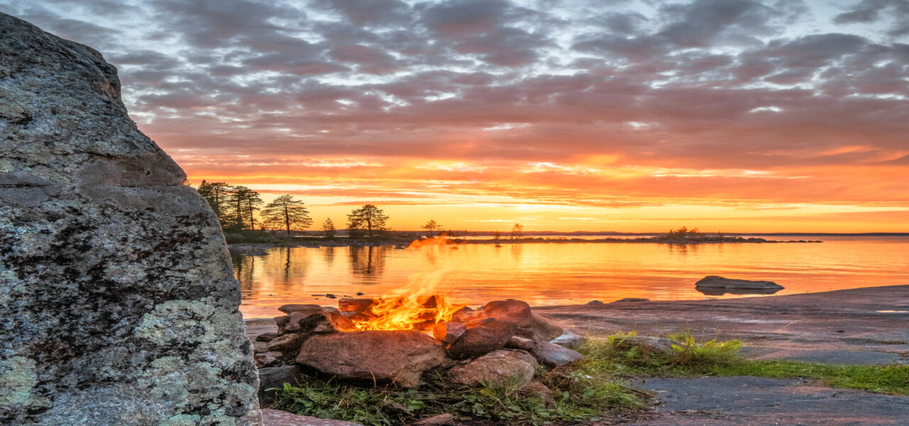 Finnish landscape Juhannus Midsummer Hacklin Hamiko huolintapalvelut