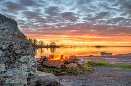 Finnish landscape Juhannus Midsummer Hacklin Hamiko huolintapalvelut