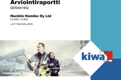 Laatuauditointi Hacklin Hamiko