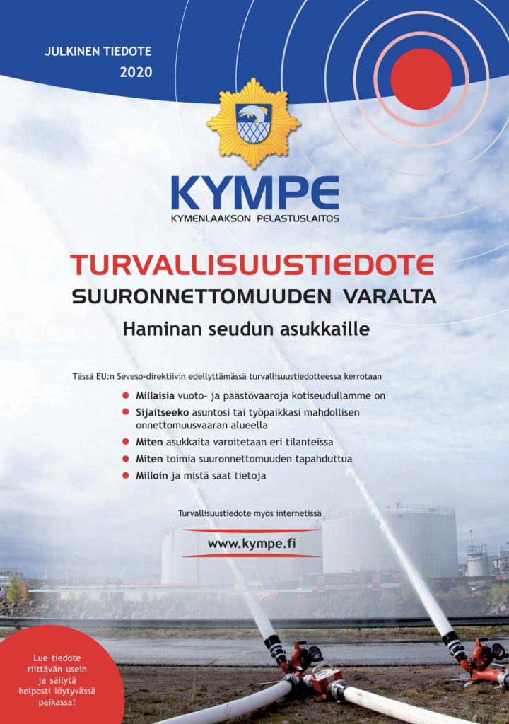 TURVALLISUUSTIEDOTE SUURONNETTOMUUDEN VARALTA Haminan seudun asukkaille