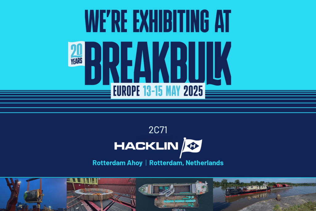 Hacklin Rotterdam Break Bulk Project Cargo invitation