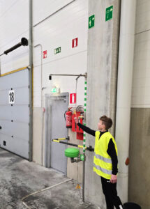 Logistics terminal maintenance Finland port storage