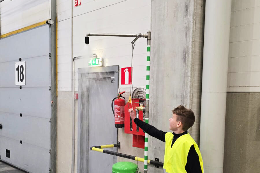 Logistics terminal maintenance Finland port storage