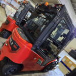 Varastopalvelut uudet sähkötrukit - warehouse company service Finland