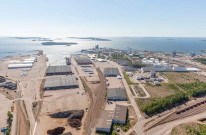 hamina harbor warehouse hacklin hamiko aerial view