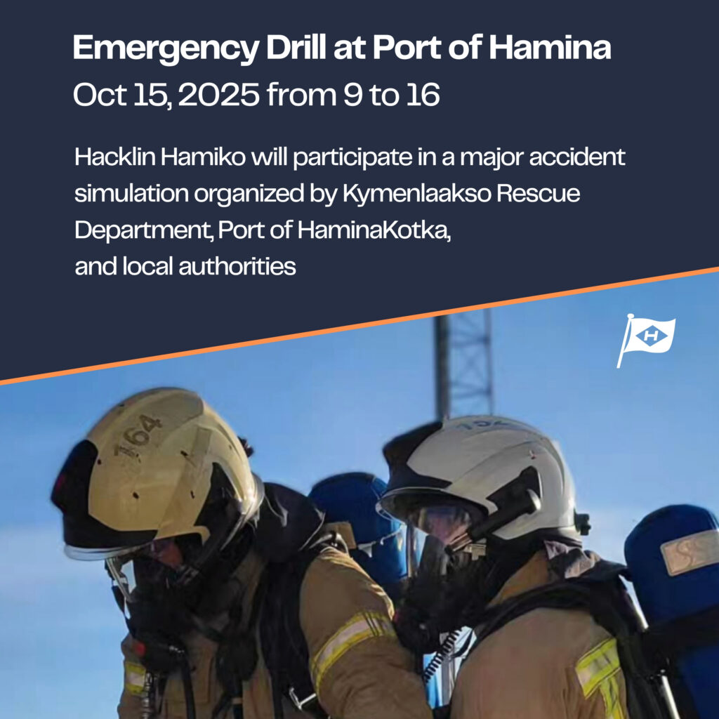2025 - Emergency Drill at Port of Hamina - Hacklin Hamiko 1
