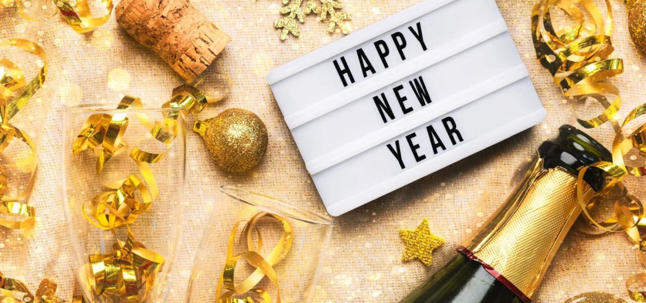 New Year Greetings card Hacklin Hamiko