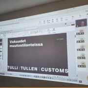 Hacklin Hamiko team attending a Finnish Customs online training session on customs guarantees and customs procedures.
